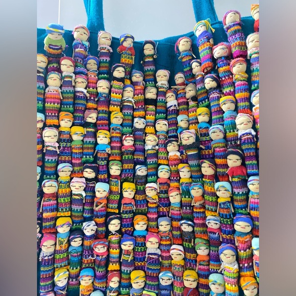Guatemalan Worry Doll Tote bag - Picture 1 of 6